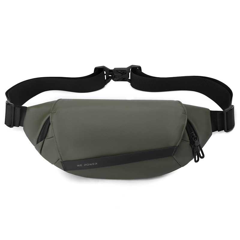 WEPOEWR nuevo estilo de ciclismo de viento bolso de cintura deportivo de viaje de negocios para hombres bolso de pecho de hebilla magnética