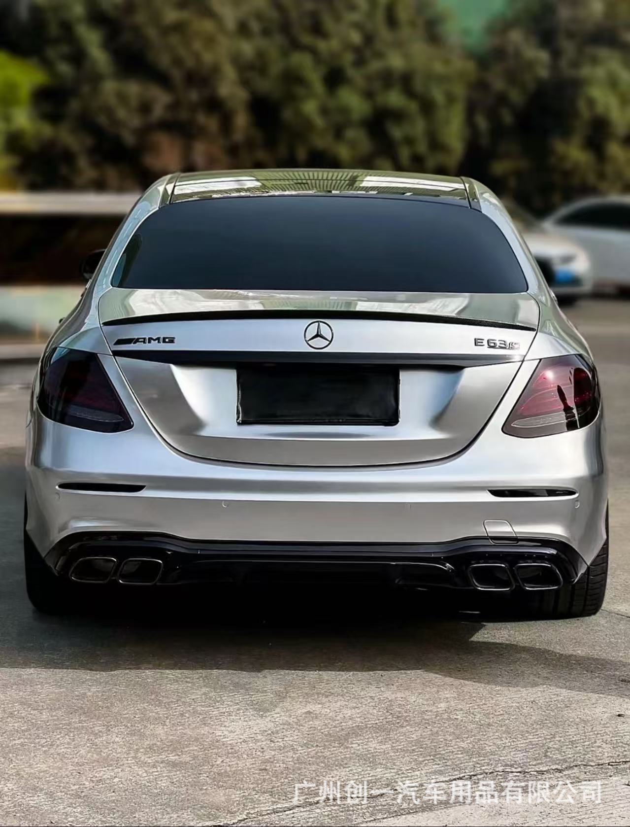 Suitable for Mercedes-Benz E-Class W213 16-20 models, modified to E63 AMG body kit with front and rear bumpers, grille, hood, and fenders