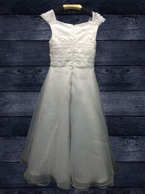 Nuevo Comercio exterior transfronterizo ropa para niños niña de las flores manga soplo vestido de novia pettiskirt boda vestido de noche apoyo entrega de una sola pieza
