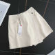Women's Clothing 2025 Spring/Summer Drapings Denim Style Skirt Pants Wrap-up Slimming Washed Casual Shorts 477522