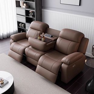 Italian Light Luxury New Living Room Multi-Functional First-Class Space Living Room Combination Single, Double and Three-Person Electric Smart Sofa