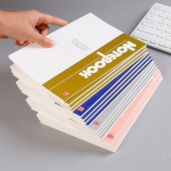 Notebook for minimalist college students, stationery for business, A5 memo book, diary, soft cover, homework and exercise book