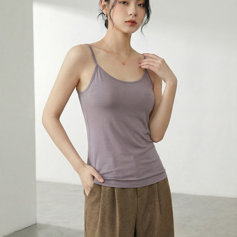 Sujetador integrado de cinco copas para mujer, camisola sin espalda con almohadillas en el pecho, no es necesario usar sujetador, adecuado como capa base.