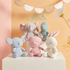 Factory Direct Sale NOOER Original New Design Knitted Wool Yarn Baby Toy Soothing Teddy Bear Koala Pig Elephant Stuffed Animal