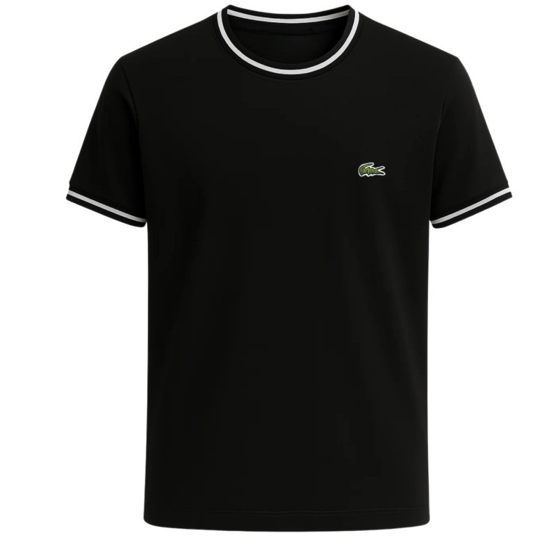 Lacoste T-shirt Crocodile Logo Black