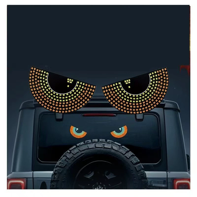 Автомобиль новый светодиодный глаз глаз USB свет модифицированный орлиный глаз свет декоративный магический глаз свет мигающий свет