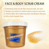 Exfoliating soft body scrub for skin care, wholesale