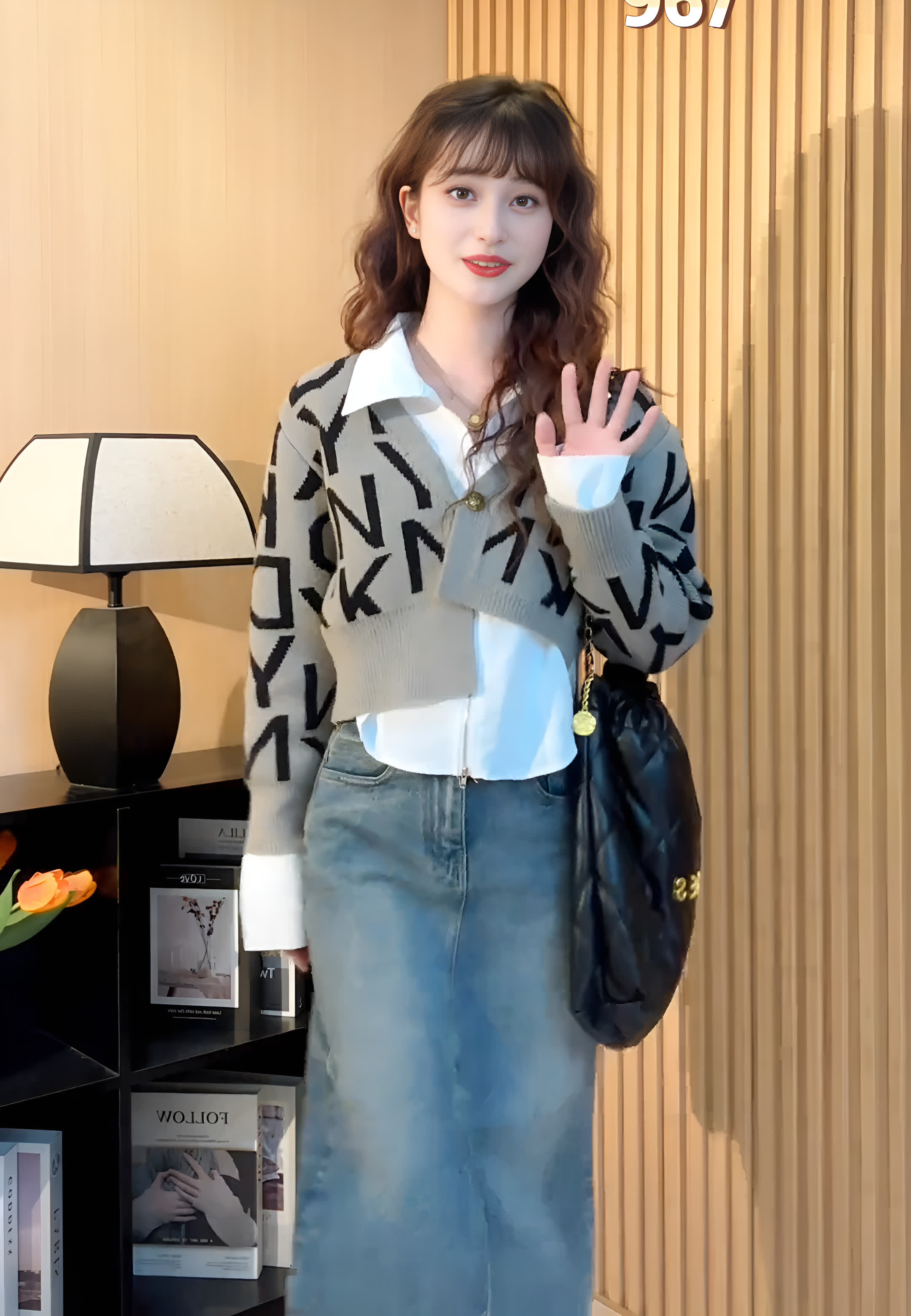 Gray Cardigan