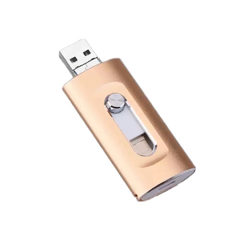 Apple 携帯電話に適した外国貿易クロスボーダー兼用 typecu ディスク スリーインワン高速大容量卸売 USB フラッシュドライブ 64GB|undefined