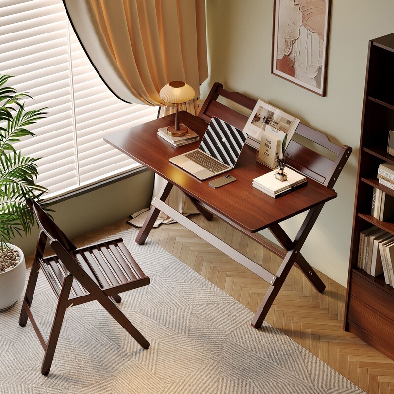 Folding Desk Bedroom Bedside Table Portable Study Table Home Small Apartment Computer Table New Rectangular Table