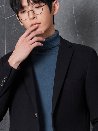 【Special】Autumn and Winter Men's Casual Suit Jacket Slim Korean Style Woolen Overcoat Suit Set Top Single Trendy