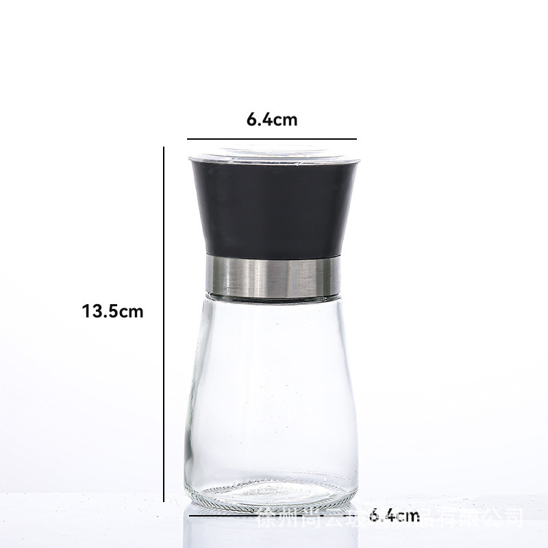 跨境手动研磨器亚马逊304不锈钢陶瓷芯黑胡椒花椒海盐调味撒料瓶|undefined