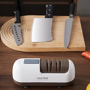 Knife Sharpener (Hurma) Fully Automatic, 3-Stage Sharpening, Compact 23×8×11 cm