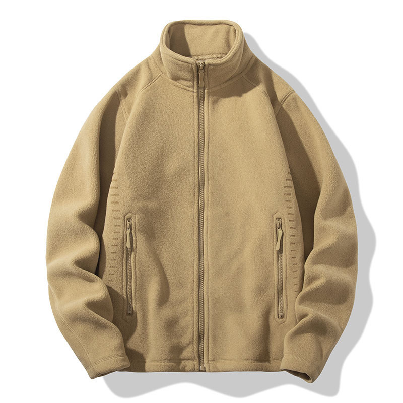 Jacket de terciopelo shaker hombre al aire libre invierno invierno abrigo abrigo abrigo de terciopelo perforación interior cardigán de doble cara camisa de moda mujer image 12