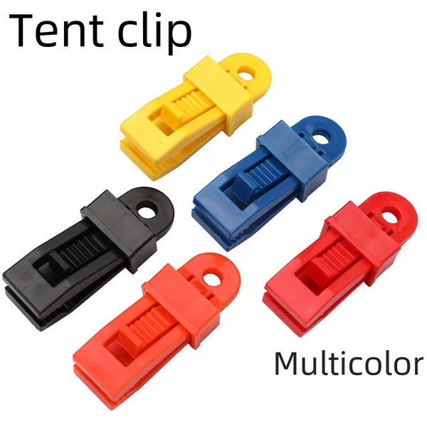 Cross-border hot selling color pp plastic tent clip canopy windproof rope with fixed clip awning clip manufacturers wholesale