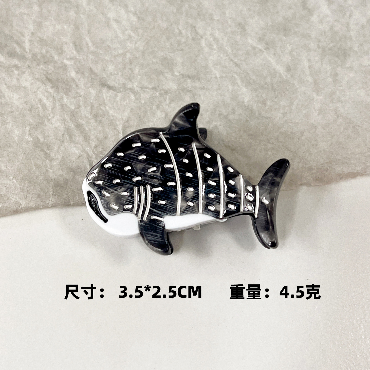Mini pinza de pelo de acetato, pinza pequeña con diseño de tiburón de dibujos animados, pinza superior para mujer, accesorio para el cabello, estilo coreano lindo de alta gama para niños. image 13