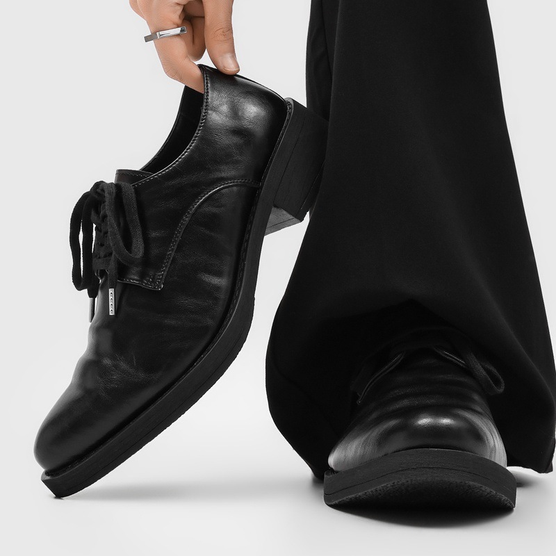 Cleanfit pointed toe derby shoes