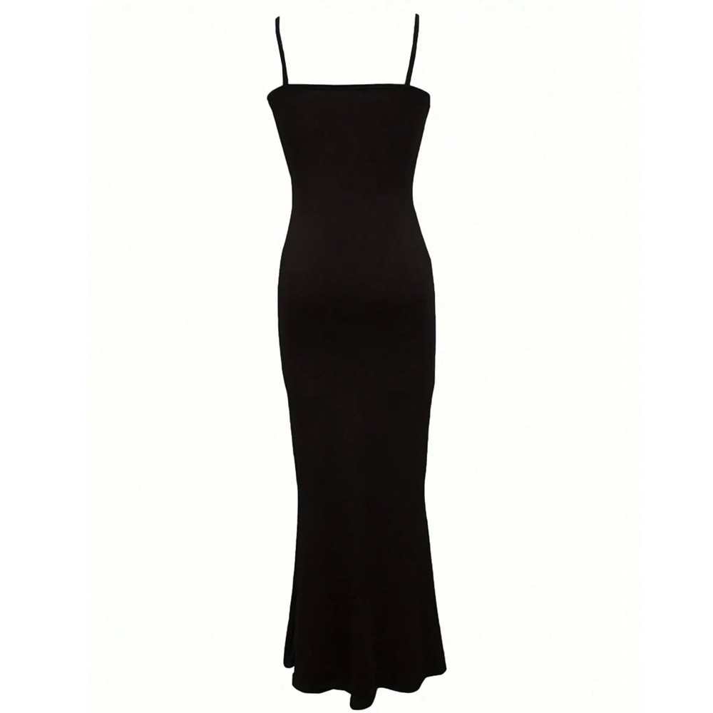 Bodycon Midi Dress Slim Fit Spaghetti Straps Elegant Design Perfect for Parties or Night Out Wholesale Available