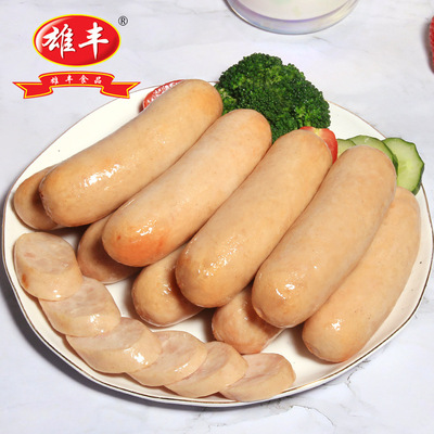 雄丰 鸡肉肠500g/8根独立包装肉肠火山石烤肠热狗肠肉肠