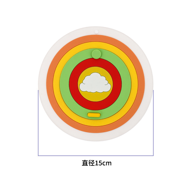 彩虹二合一地漏盖家用浴室卫生间下水道防臭盖简约可过滤地漏垫|undefined