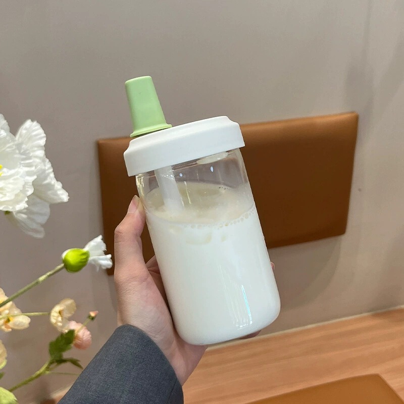 高颜值简约大容量随行吸管塑料杯学生用便携ins风水杯果汁奶茶杯|undefined