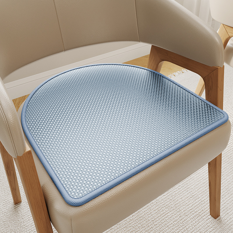 Cojín Cojín para silla Cojín para silla de ratán de verano Cojín para trasero transpirable Cojín antideslizante Cojín para asiento antidolor de trasero Cojín para sentarse durante mucho tiempo