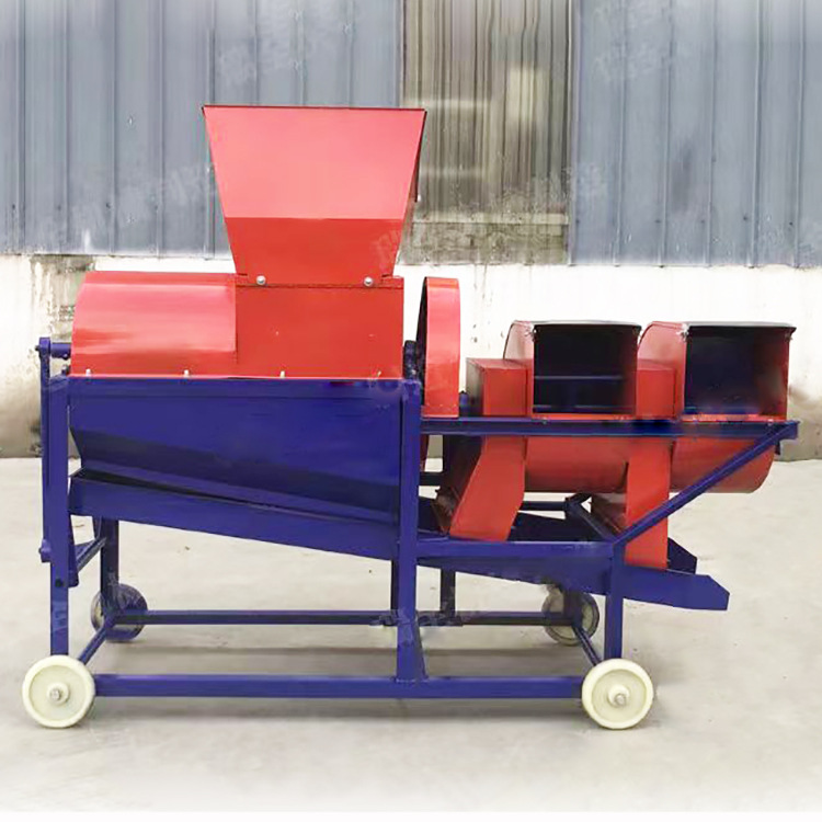 毛刺脱壳机 广东清远电动板栗脱蓬机双风机油栗子剥壳去皮机