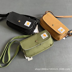 カハ小ショルダーバッグ郵便差包日系ズック斜めショルダーバッグ工装風男女レジャースポーツシングルショルダーバッグ