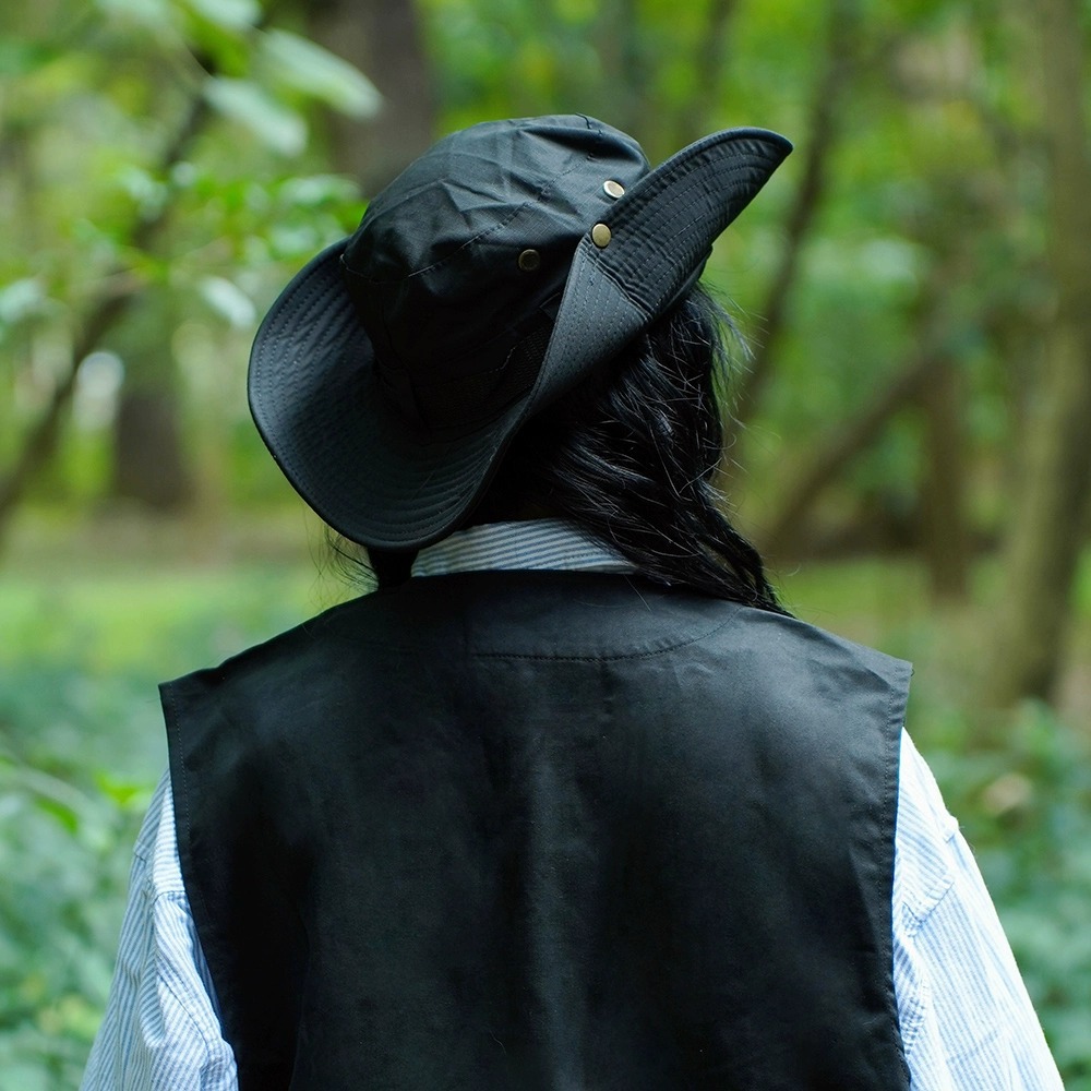 New Outdoor Mountaineering Sunscreen Fisherman Hat For Women's Summer Camping Fishing Basin Hat Waterproof Western Cowboy Sunshade Hat Japanese_voghion.com