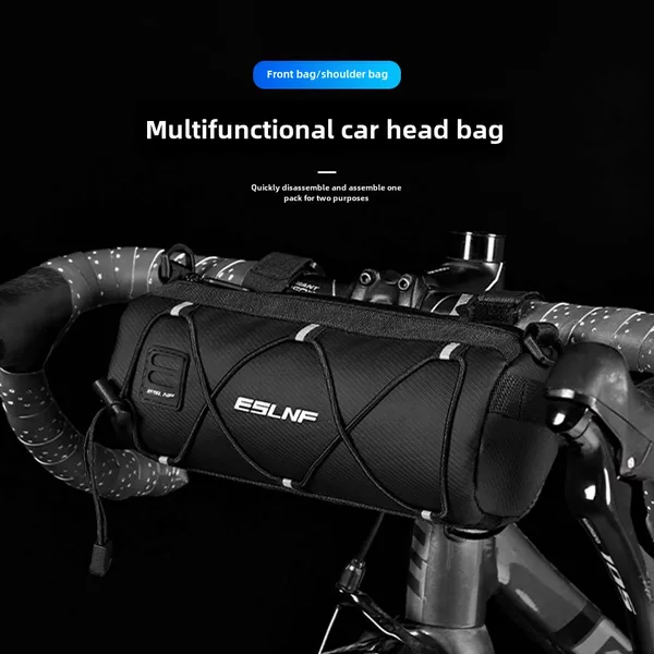 ESLNF bicycle front bag for driving large capacity storage bag outdoor waterproof cycling bag mountain bike front bag