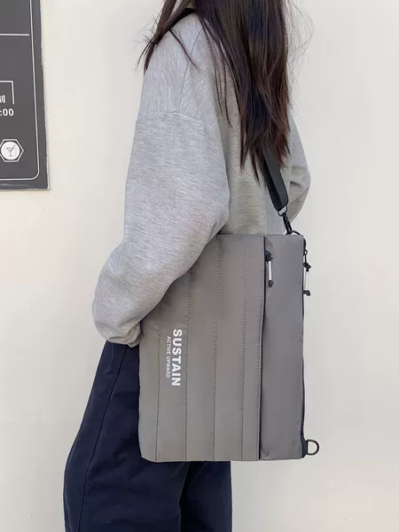 High-End Niche Laptop Bag, Anti-Fall and Shockproof, Shoulder, Portable, Cross-Body Tablet Bag for Men and Women