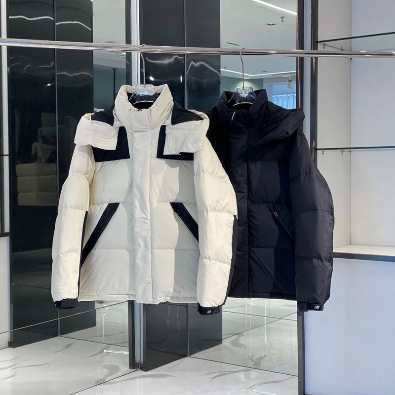 Putian high-quality winter down jacket with hood, unisex couple's style, multi-pocket workwear puffer jacket Putian high-quality winter down jacket with hood, unisex couple's style, multi-pocket workwear puffer jacket