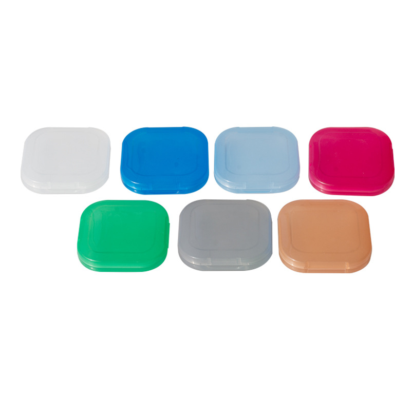 Caja de retenedor Dental, caja de almacenamiento de aparatos dentales, caja dental portátil, caja de almacenamiento transparente para aparatos dentales