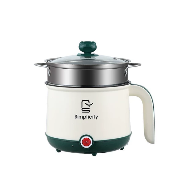 1.8L olive green double-layer stainless steel inner liner without gifts, can not be fried and fried