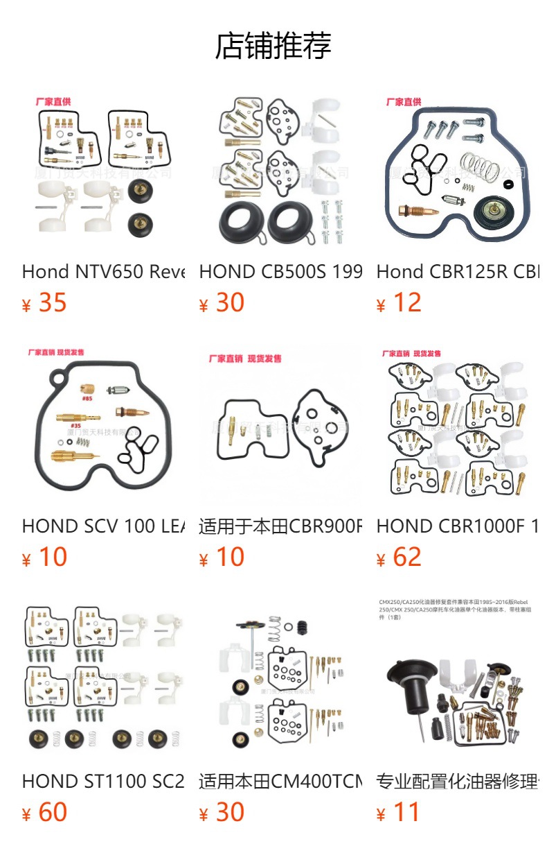 Carburetor Repair Kit for HOND FMX 650 FUNMOTO FMX650