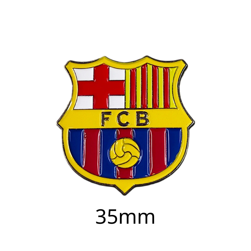 Insignias metálicas transfronterizas, pegatinas para teléfonos móviles, broches, Copa Mundial, Liga de Campeones, club de fútbol, insignias del Real Madrid, insignias del Liverpool al por mayor