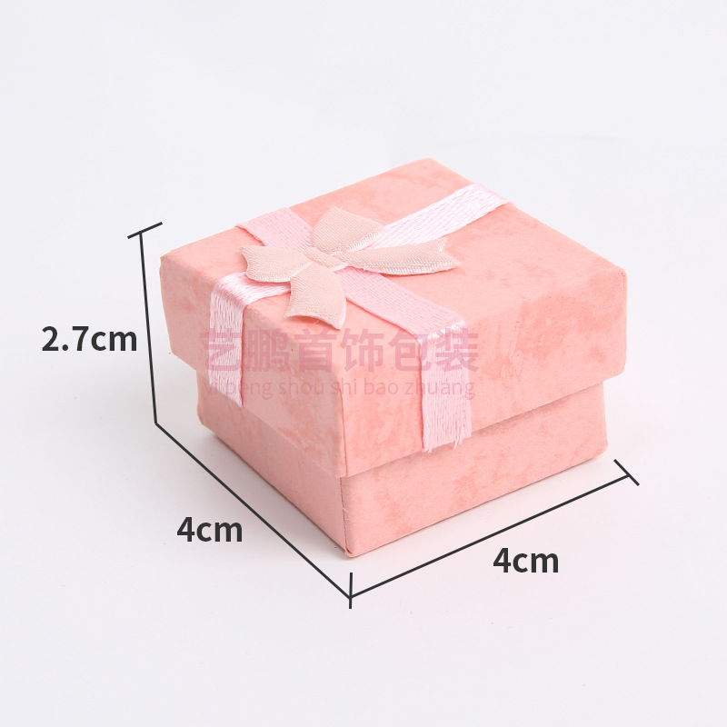 Spot al por mayor 4*4 cubierta de cielo y tierra nube arco caja de embalaje de joyería pendientes caja de anillo joyería caja de regalo