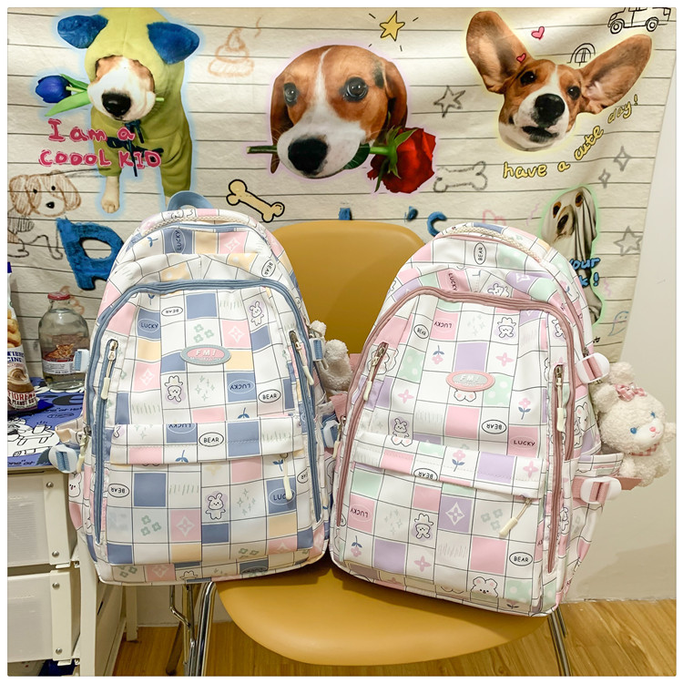 Cartoon Fruit School Daily School Backpack display picture 7