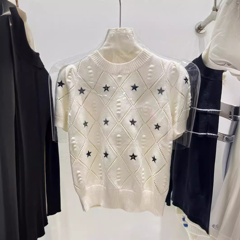 Nanyou High-Quality Supply Ultra-Thick Round Neck Elegant Commuter Cotton Pullover Sweater Knitted New Style Loose and Slim