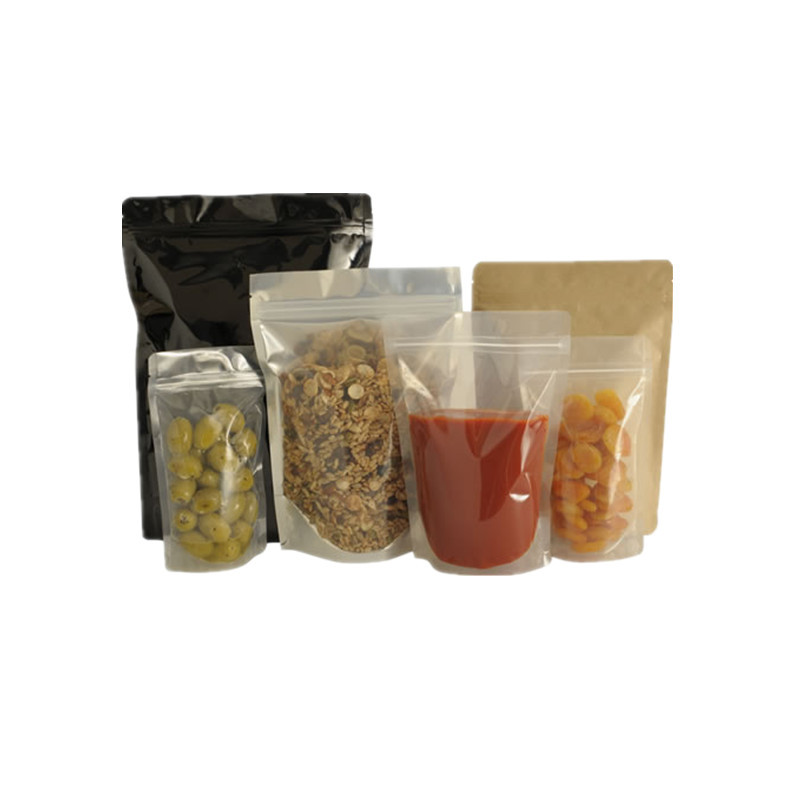 牛皮纸自立食品袋 坚果袋现货茶叶密封袋 糖果袋 食品包装袋