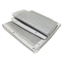 定制盘扣网 防火防护密目网建筑工地立网银灰色防炎网阻燃爬架网