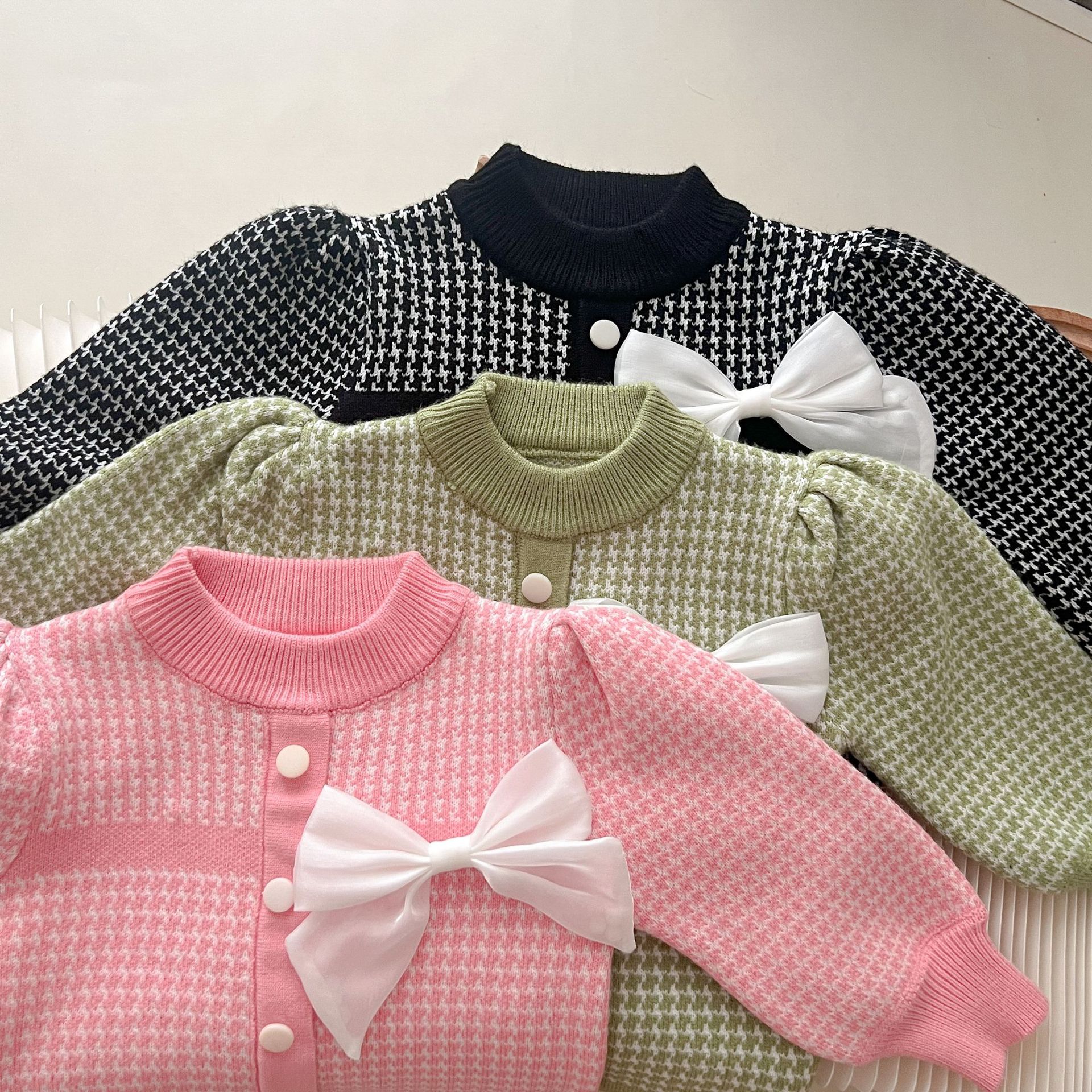 JINYONG 2024 New Autumn and Winter Knitted Girl's Small Fragrant Style Set Skirt_voghion.com