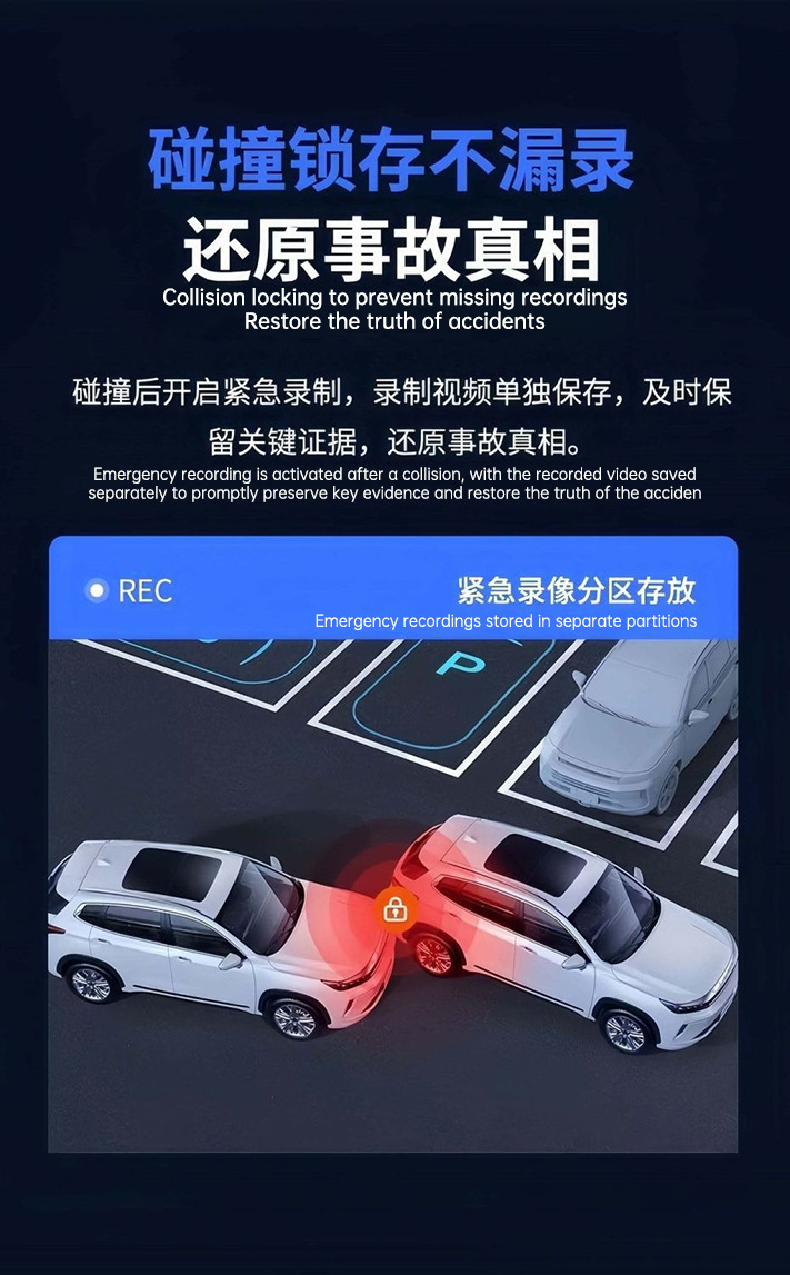 2026 New Model Four-Channel Dashcam 5K Ultra-Clear Voice-Controlled Wifi Panoramic Reversing Image Sentry Mode Wide-Angle