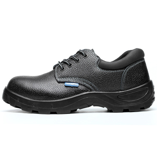 Factory anti-smash, anti-puncture, anti-static work shoes, oil-resistant, wear-resistant, acid-alkali-resistant, cowhide anti-slip safety shoes