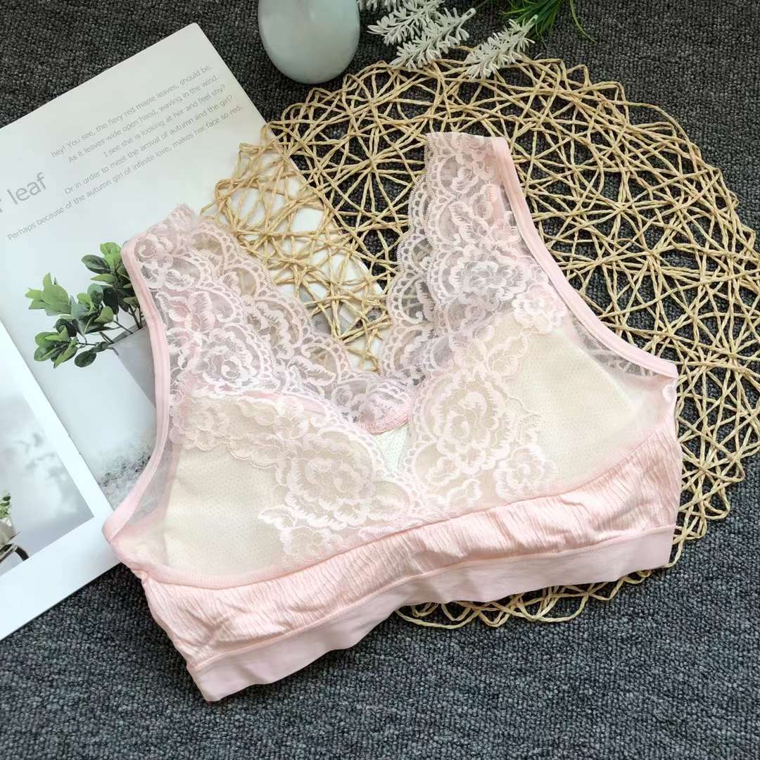 Nueva seda de hielo alta calidad belleza espalda chaleco las mujeres inalámbrico yoga sujetador ropa interior deportiva al por mayor