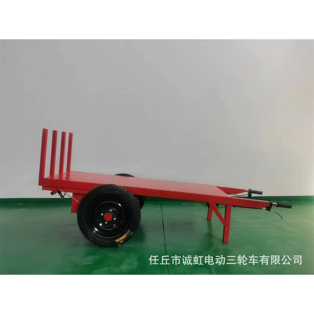 两轮手推工地拉砖车厂矿物料转运车平板三轮运输车轻便货车手推车