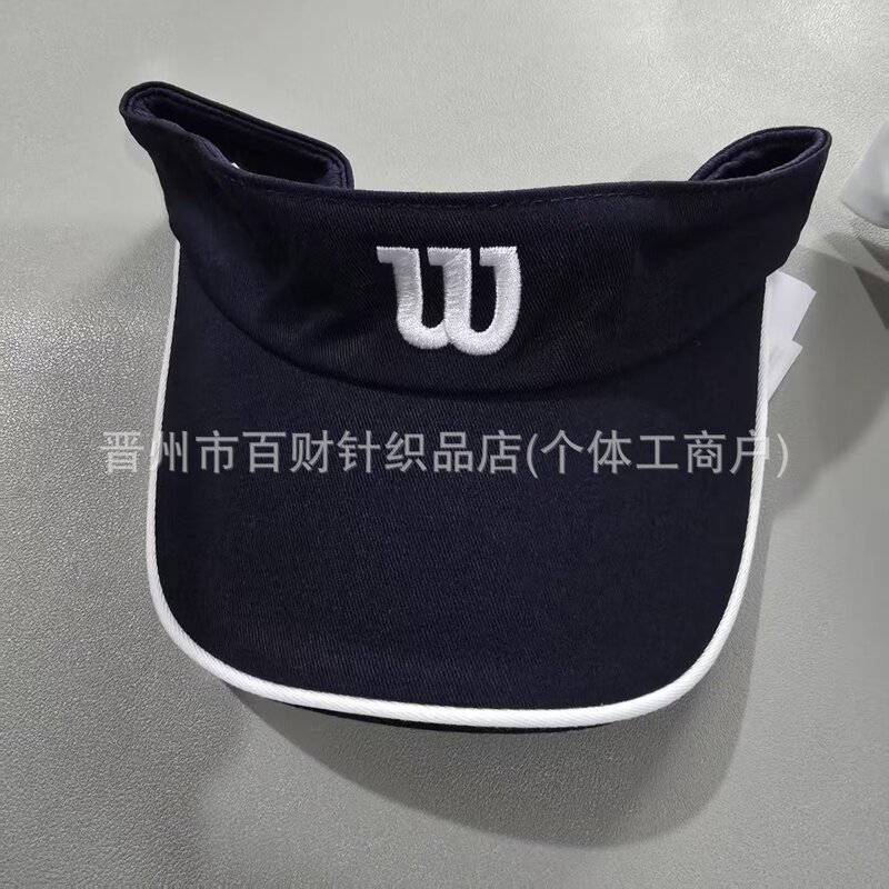 Wilson Tennis Cap 2026 New Sun Hat Comfortable Breathable Sports Baseball Cap Women's Open-Top Cap