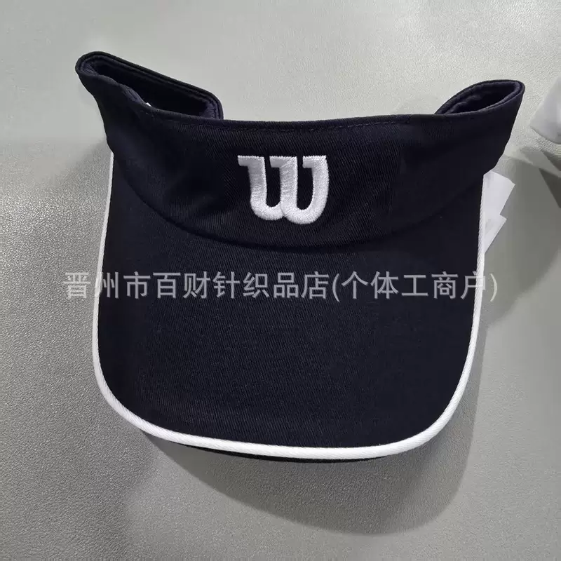 หมวกกันแดดเทนนิส Wilson รุ่นปี 2026 หมวกกันแดดใหม่ ใส่สบาย ระบายอากาศได้ดี หมวกเบสบอลกีฬา หมวกเปิดปลายสำหรับผู้หญิง