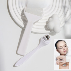 跨境新品組合冰滾輪+眼部按摩滾珠組合套裝面部眼周美容冷敷儀