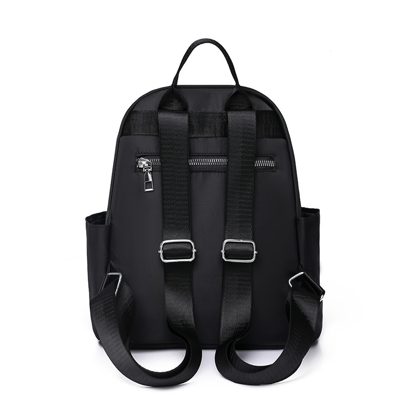 2023 nueva mochila de nailon para mujer coreana, mochila de viaje ligera al aire libre bordada de moda, mochila escolar para estudiantes de secundaria